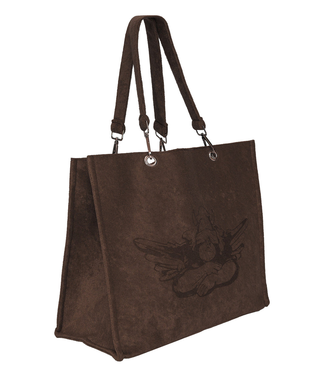 Chocolate Rose Terry Tote